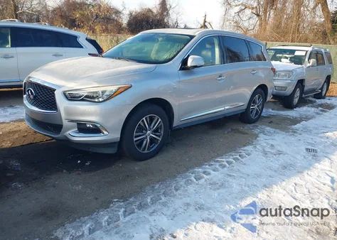 2020 Infiniti Qx60 Pure from USA, damaged, VIN 5N1DL0MN2LC520715